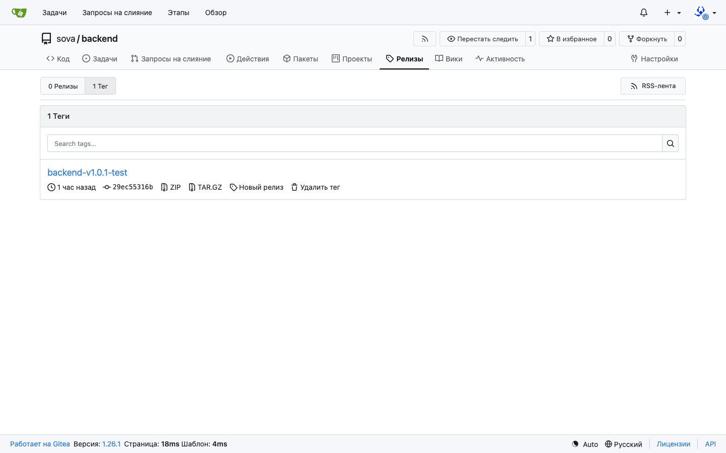 Теги backend